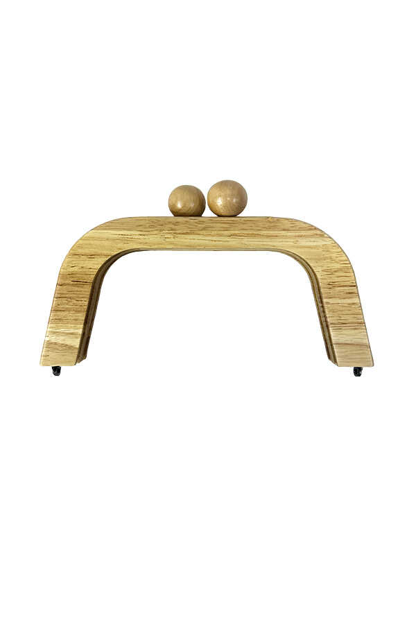 Ahşap Çanta Bursu Mıknatıslı 20 X10 Cm Bej Mb-7