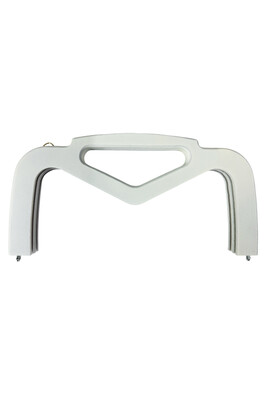  - AHŞAP ÇANTA BURSU MIKNATISLI V SAPLI 25 CM EKRU