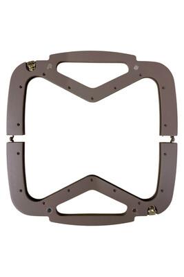 AHŞAP ÇANTA BURSU MIKNATISLI V SAPLI 25 CM VİZON - Thumbnail