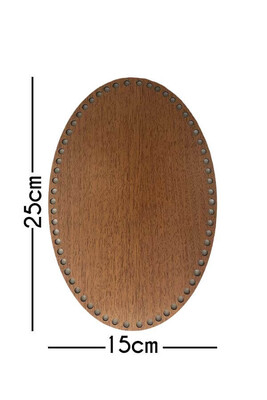  - AHŞAP TABAN OVAL 25X15