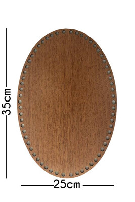  - AHŞAP TABAN OVAL 35X25