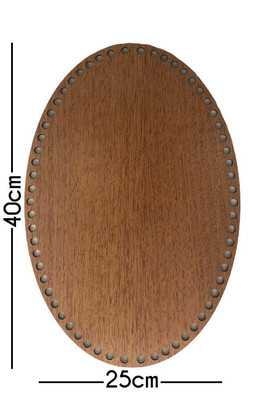  - AHŞAP TABAN OVAL 40X25