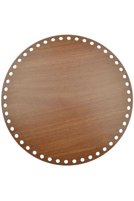 - AHŞAP TABAN YUVARLAK 25X25