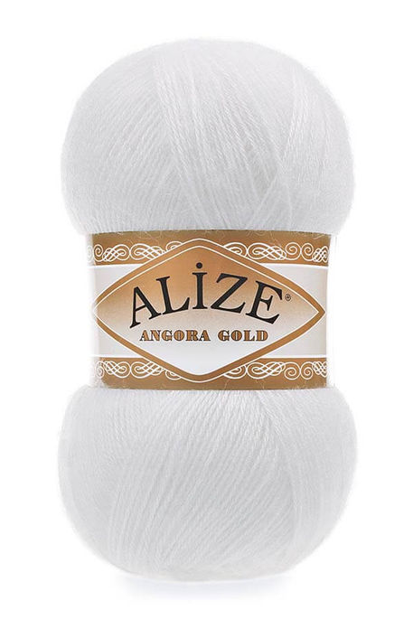ALİZE ANGORA GOLD 55 Beyaz - 1