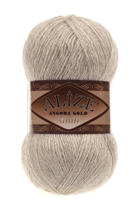 ALİZE ANGORA GOLD SİMLİ 152 Bej Melanj - 1