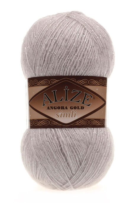 ALİZE ANGORA GOLD SİMLİ 168 Kış Beyazı - 1