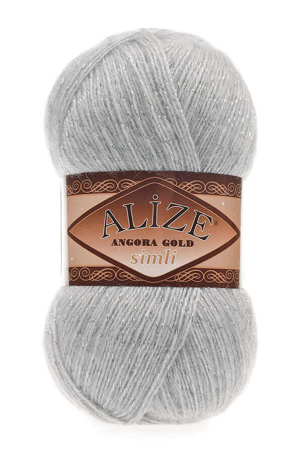ALİZE ANGORA GOLD SİMLİ 21 Gri