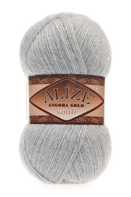 ALİZE ANGORA GOLD SİMLİ 21 Gri