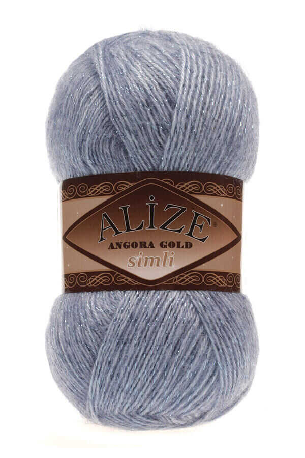 Alize Angora Gold Simli 221 Denim Melanj