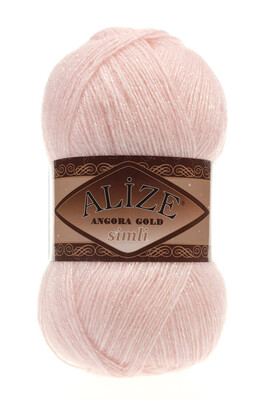 ALİZE - ALİZE ANGORA GOLD SİMLİ 271 Pembe İnci