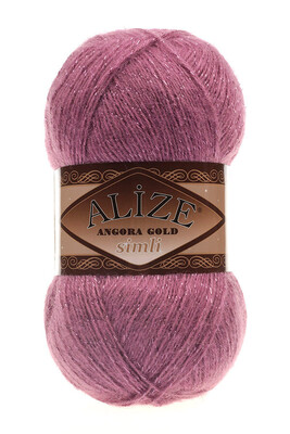ALİZE ANGORA GOLD SİMLİ 28 Gül Kurusu