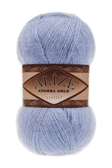 ALİZE ANGORA GOLD SİMLİ 40 Mavi - 1