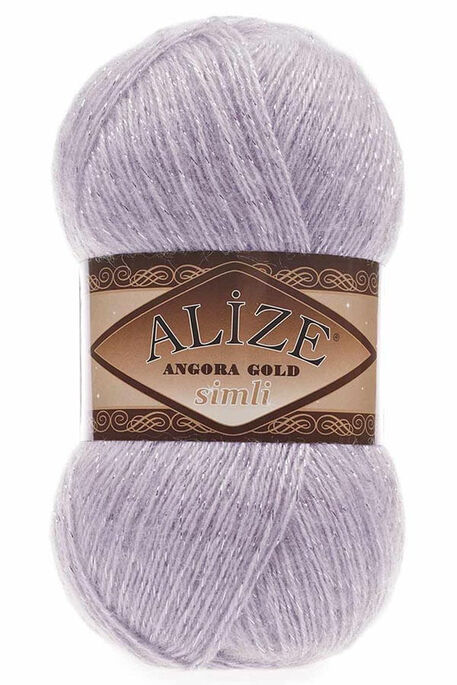ALİZE ANGORA GOLD SİMLİ 71 Açık Gri - 1