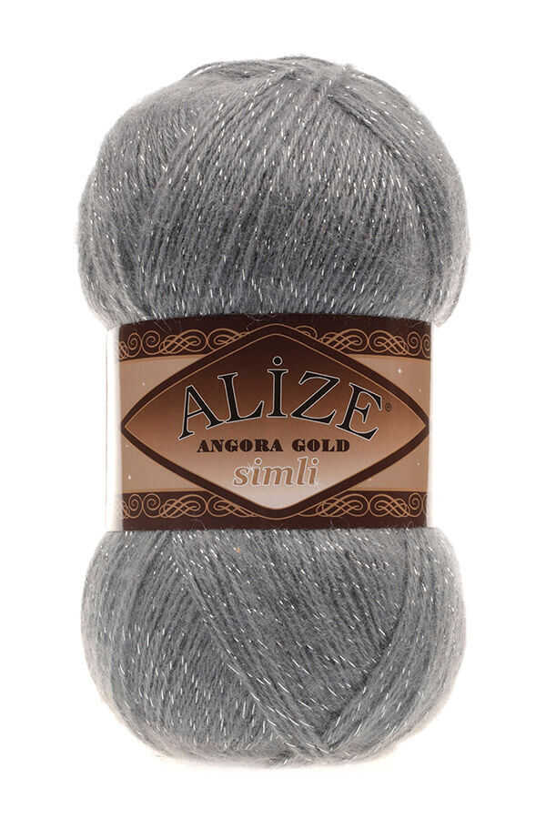ALİZE ANGORA GOLD SİMLİ 87 Kömür Gri