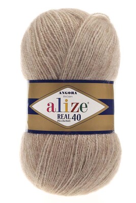 ALİZE - ALİZE ANGORA REAL 40 152 Vizon