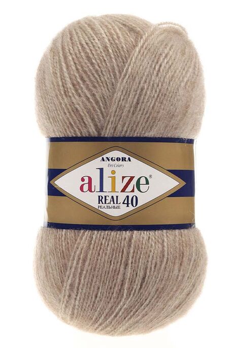 ALİZE - ALİZE ANGORA REAL 40 152 Vizon