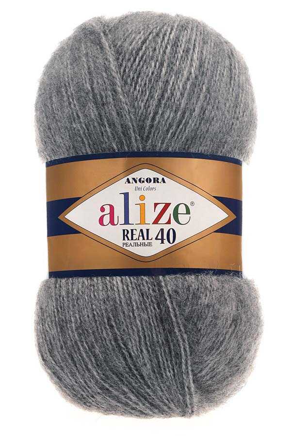 ALİZE ANGORA REAL 40 182 Gri
