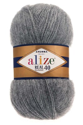 ALİZE - ALİZE ANGORA REAL 40 182 Gri