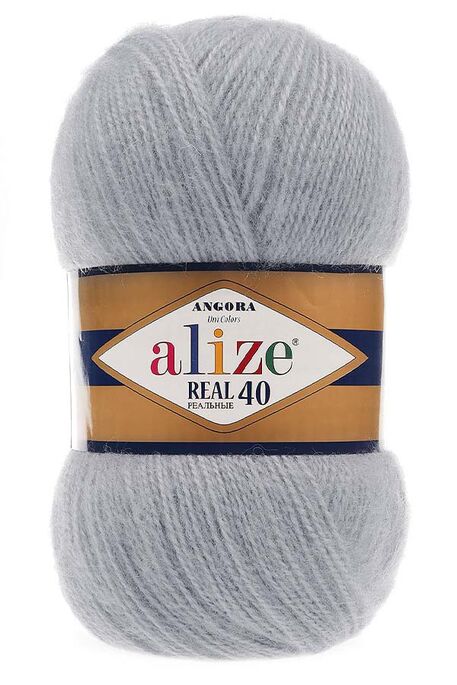ALİZE - ALİZE ANGORA REAL 40 21 Gri