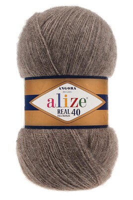 ALİZE - ALİZE ANGORA REAL 40 553 Kahve