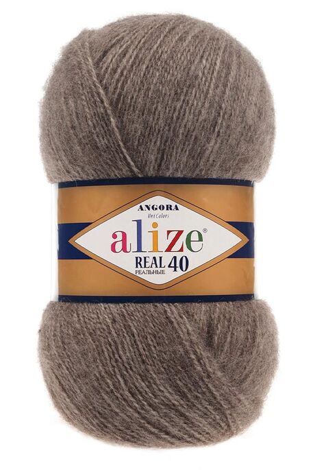 ALİZE - ALİZE ANGORA REAL 40 553 Kahve