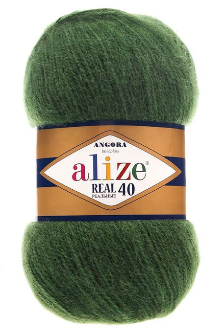 ALİZE - ALİZE ANGORA REAL 40 563 Yeşil