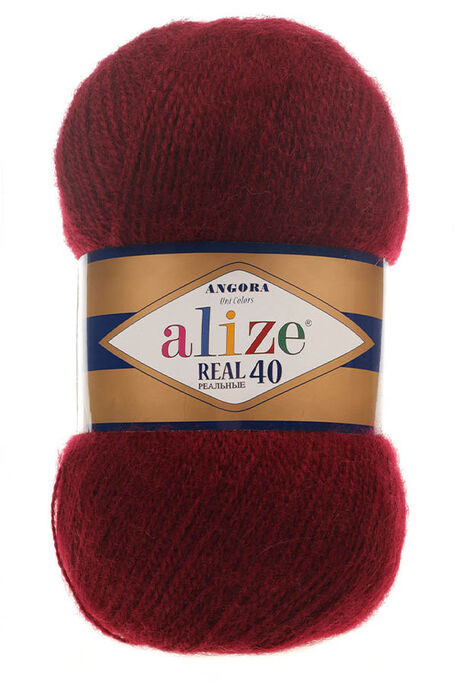ALİZE - ALİZE ANGORA REAL 40 57 Bordo