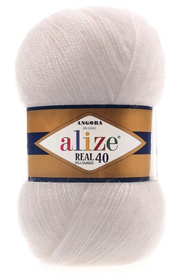 ALİZE - ALİZE ANGORA REAL 40 599 Fil Dişi