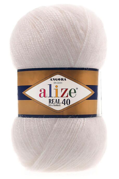 ALİZE - ALİZE ANGORA REAL 40 599 Fil Dişi