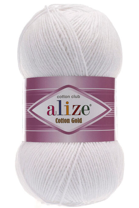 ALİZE - ALİZE COTTON GOLD 55 Beyaz