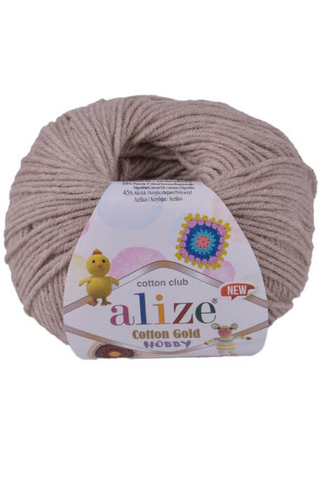 ALİZE - ALİZE COTTON GOLD HOBBY NEW 152 Bej Melanj