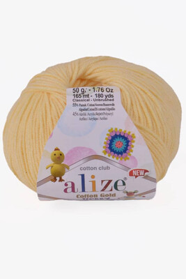 ALİZE COTTON GOLD HOBBY NEW 187 Açık Sarı 