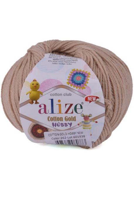 ALİZE - ALİZE COTTON GOLD HOBBY NEW 262 Bej