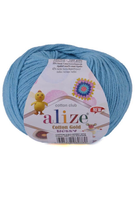 ALİZE COTTON GOLD HOBBY NEW 287 Turkuaz - 1
