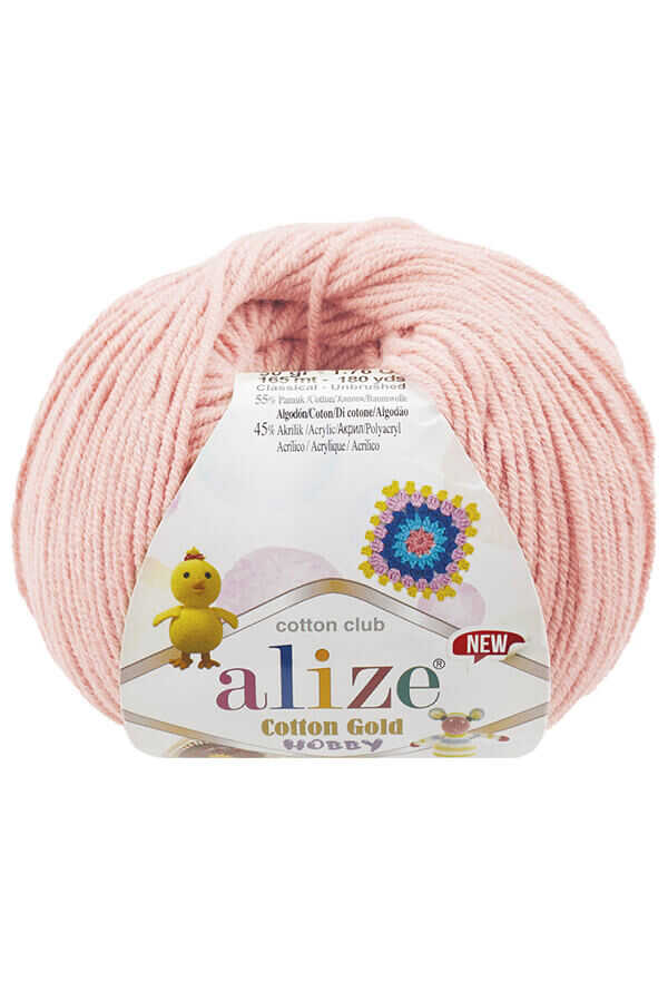 ALİZE COTTON GOLD HOBBY NEW 393 Pudra Pembesi