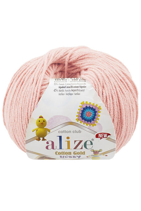 ALİZE - ALİZE COTTON GOLD HOBBY NEW 393 Pudra Pembesi