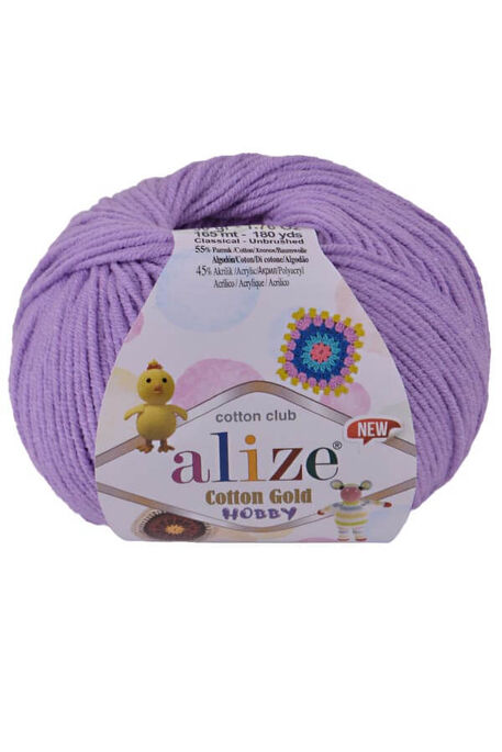 ALİZE COTTON GOLD HOBBY NEW 43 Lila - 1