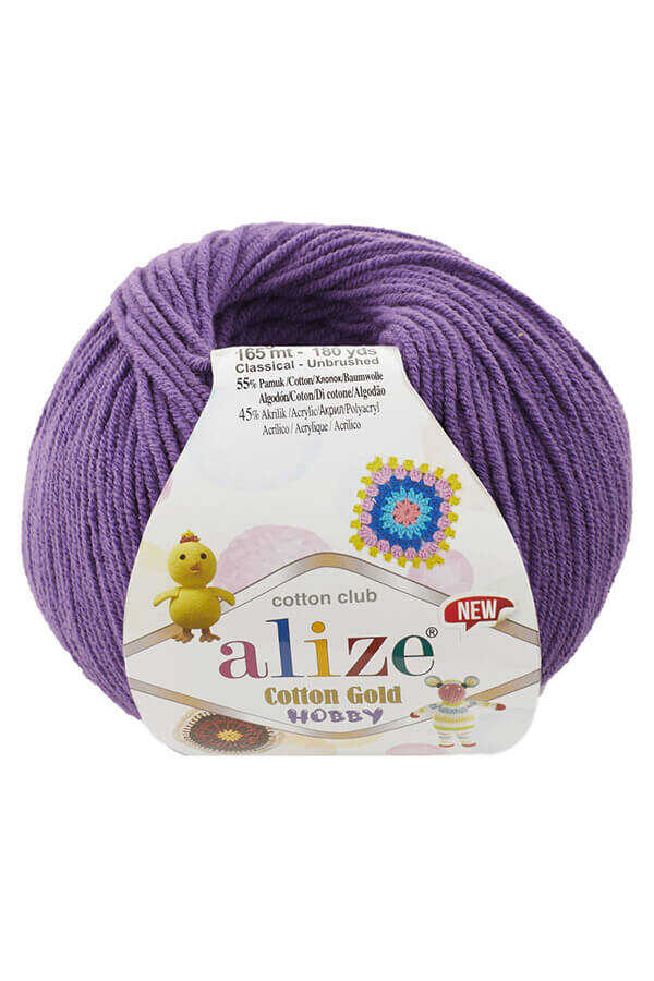 ALİZE COTTON GOLD HOBBY NEW 44 Mor