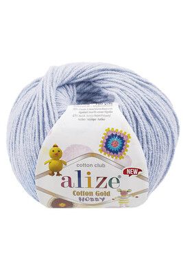 ALİZE COTTON GOLD HOBBY NEW 513 Kristal Mavi 