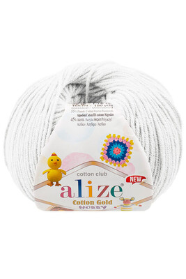 ALİZE COTTON GOLD HOBBY NEW 55 Beyaz 