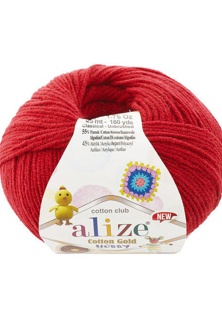 ALİZE - ALİZE COTTON GOLD HOBBY NEW 56 Kırmızı