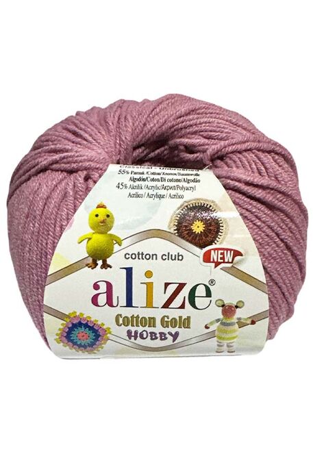 ALİZE COTTON GOLD HOBBY NEW 676 Gül Kurusu - 1