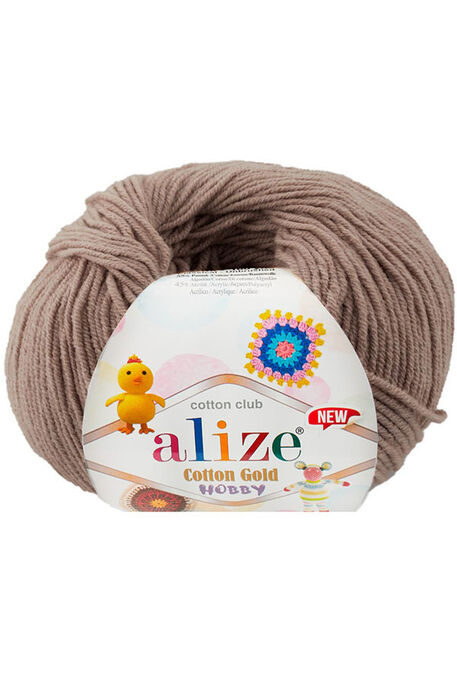 ALİZE - ALİZE COTTON GOLD HOBBY NEW 960 Melanj Vizon