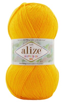 ALİZE - ALİZE HAPPY BABY NEW 216 Koyu Sarı