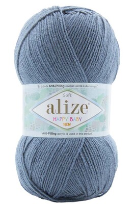 Alize Yarn - ALİZE HAPPY BABY NEW 418 Havacı Mavi