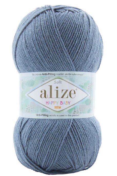 Alize Yarn - ALİZE HAPPY BABY NEW 418 Havacı Mavi
