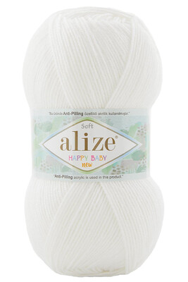 ALİZE - ALİZE HAPPY BABY NEW 55 Beyaz