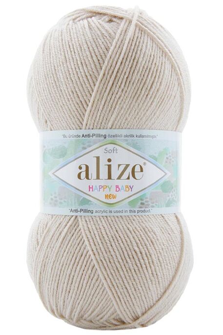 Alize Yarn - ALİZE HAPPY BABY NEW 599 Fil Dişi