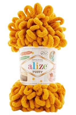 ALİZE - ALİZE PUFFY 14 Koyu Sarı