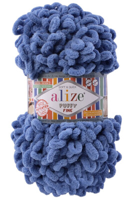 ALİZE - ALİZE PUFFY FINE 374 Mavi